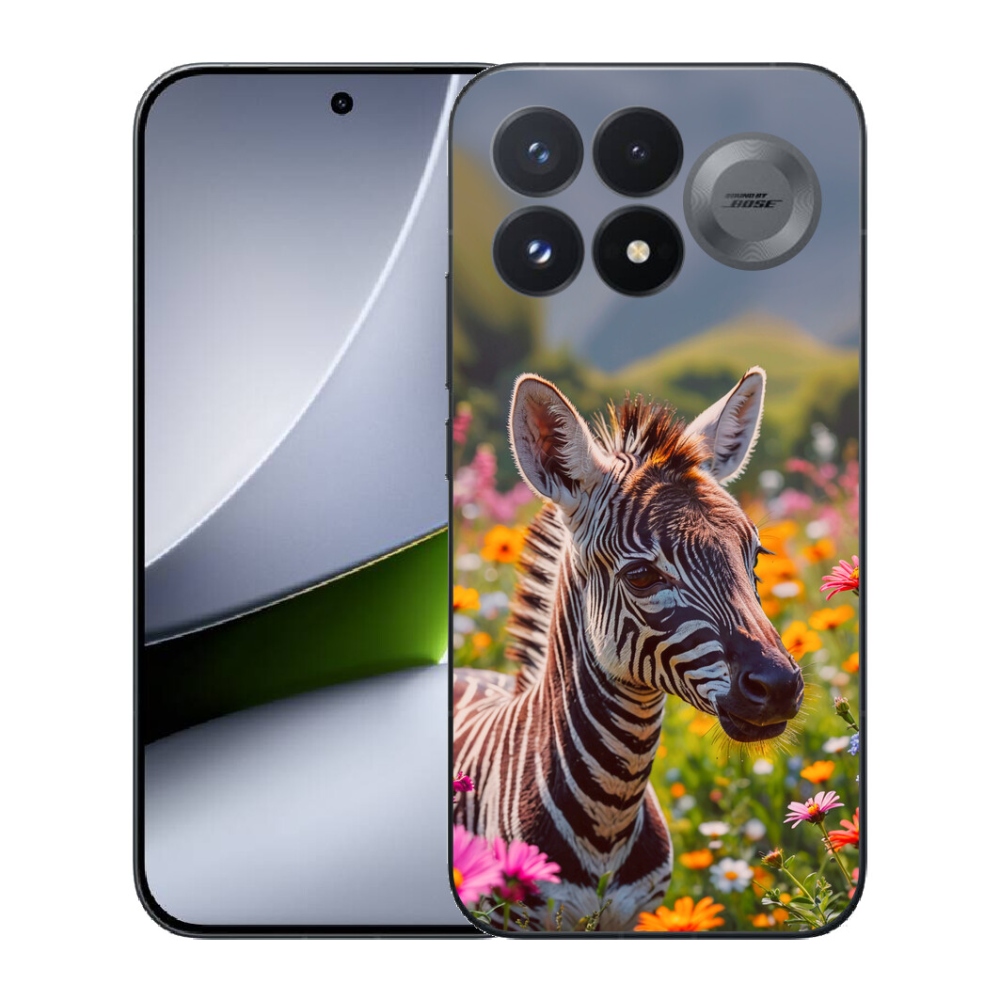 Gélový kryt mmCase na Xiaomi Poco F9 Pro 5G - zebra na lúke