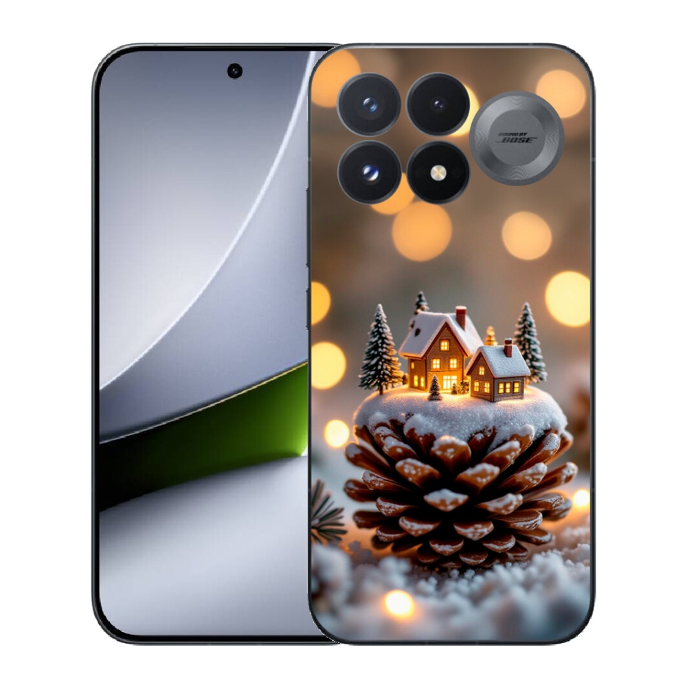 Gélový kryt mmCase na Xiaomi Poco F9 Pro 5G - zimná dedinka