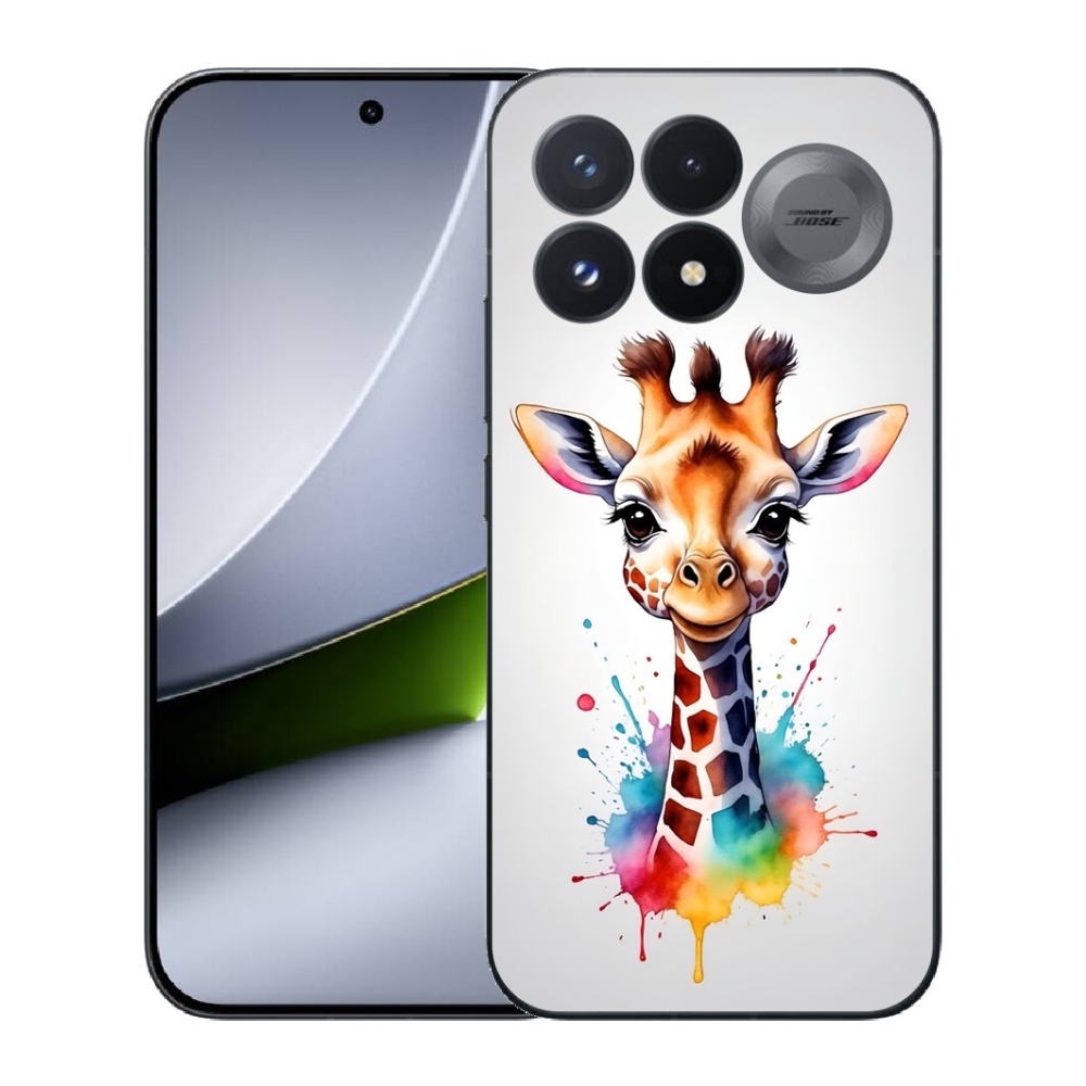 Gélový kryt mmCase na Xiaomi Poco F9 Pro 5G - žirafa 1