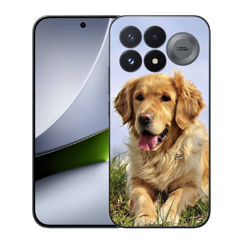 Gélový kryt mmCase na Xiaomi Poco F9 Pro 5G - zlatý retriever