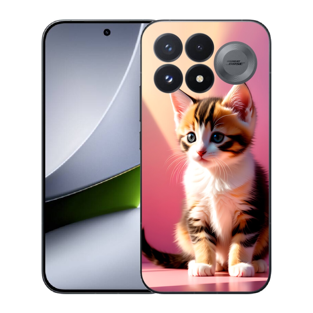 Gélový kryt mmCase na Xiaomi Poco F9 Pro 5G - zvedavé mačiatko 2