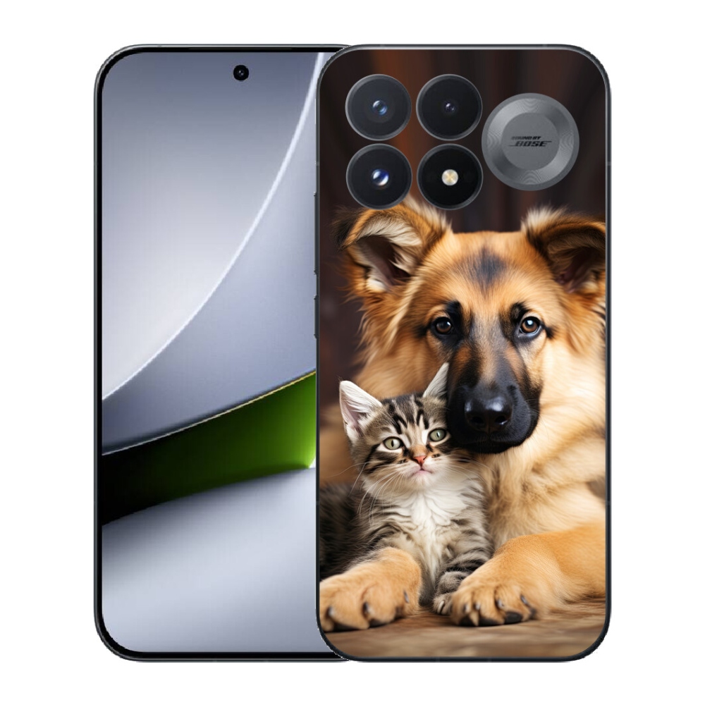 Gélový kryt mmCase na Xiaomi Poco F9 Pro 5G - zvieracie priateľstvo