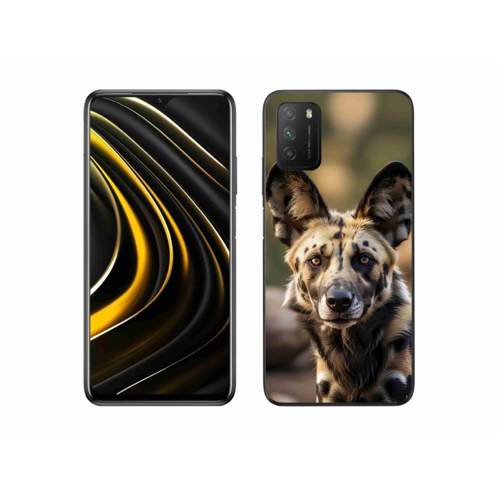 Gélový kryt mmCase na Xiaomi Poco M3 - africký divoký pes