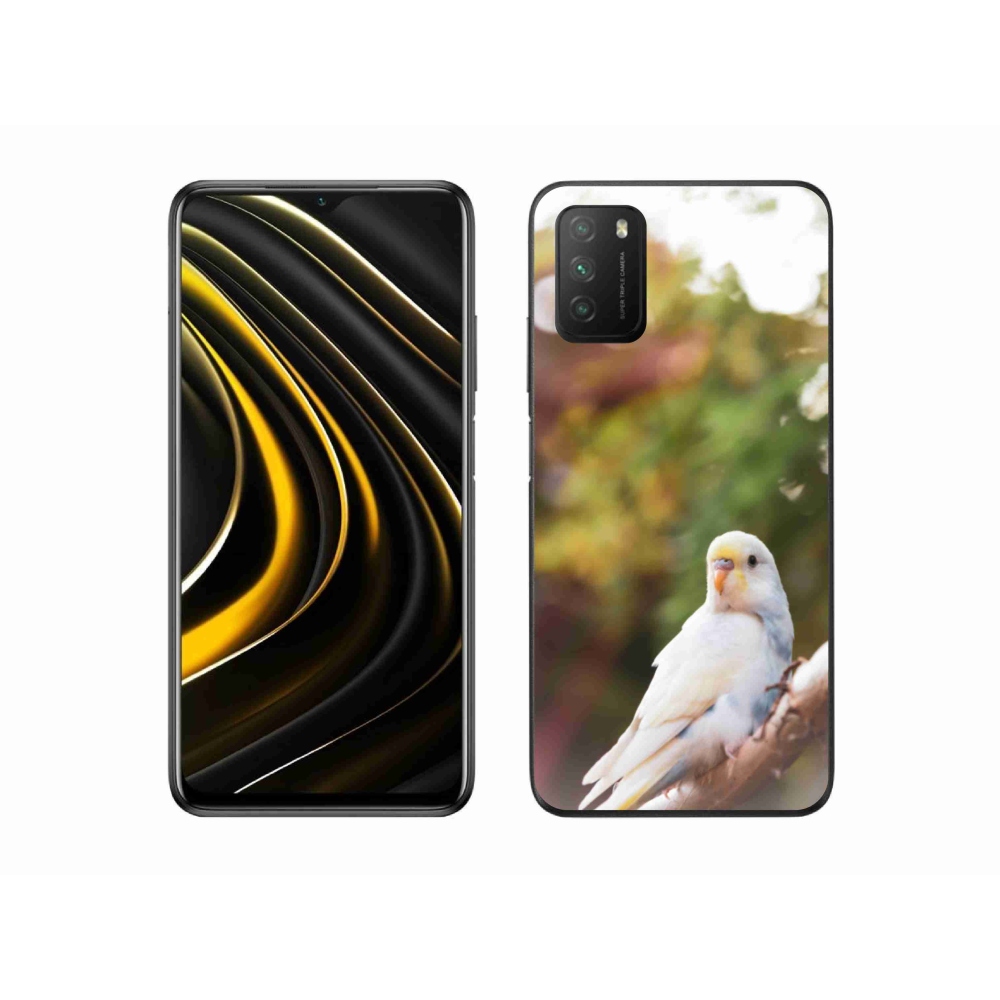 Gélový kryt mmCase na Xiaomi Poco M3 - andulka biela