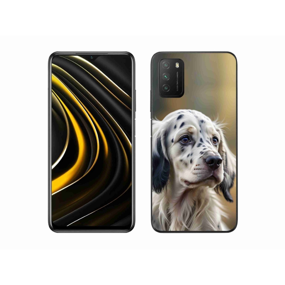 Gélový kryt mmCase na Xiaomi Poco M3 - anglický seter