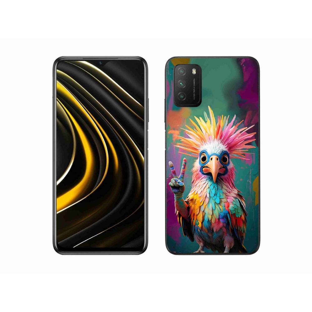 Gélový kryt mmCase na Xiaomi Poco M3 - farebný rebel