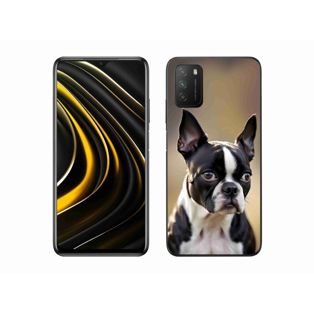 Gélový kryt mmCase na Xiaomi Poco M3 - bostonský teriér