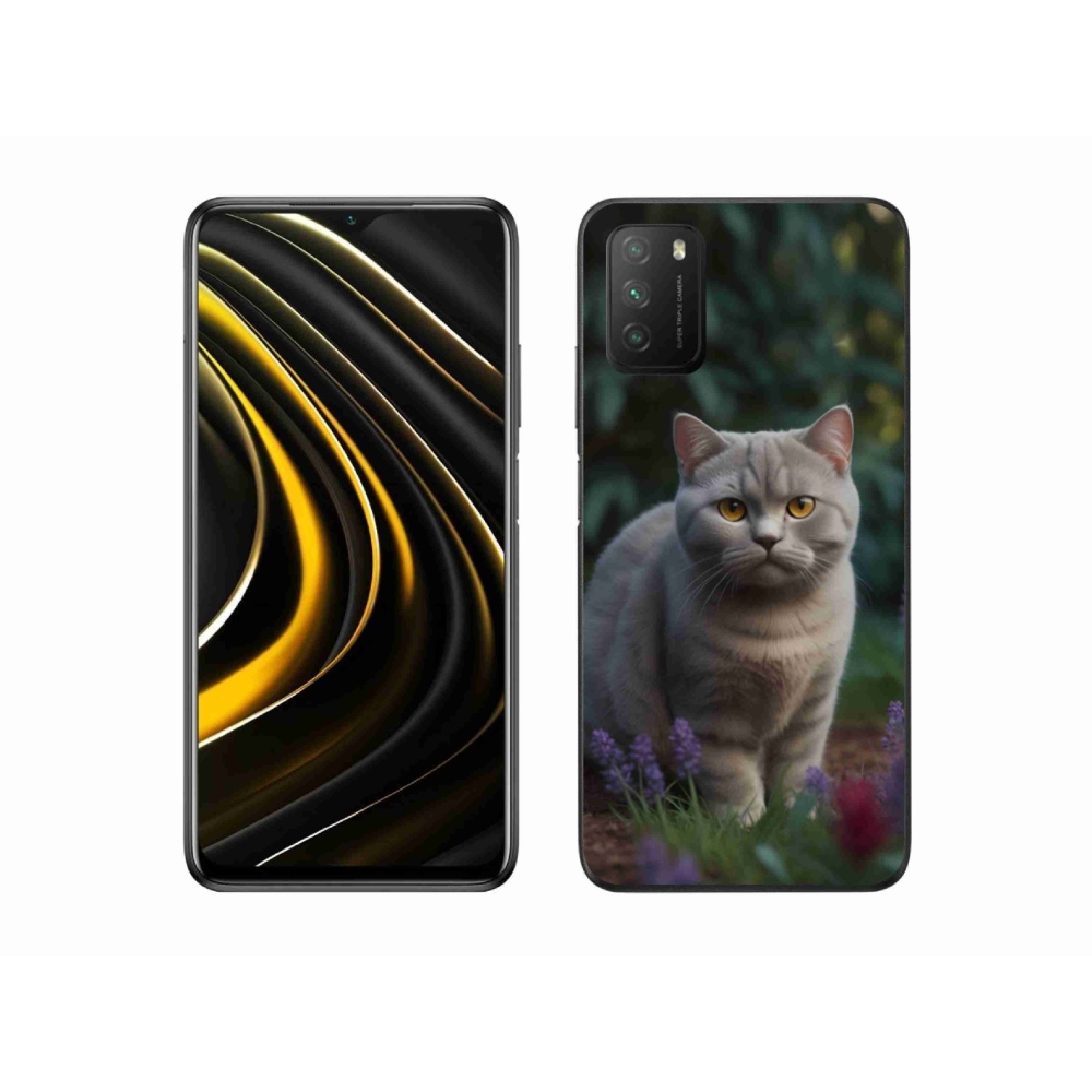Gélový kryt mmCase na Xiaomi Poco M3 - britská mačka