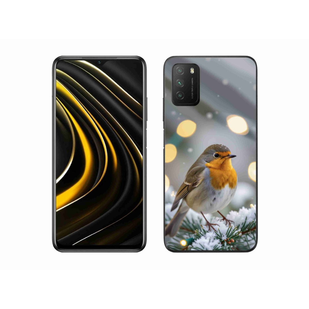 Gélový kryt mmCase na Xiaomi Poco M3 - červienka v zime