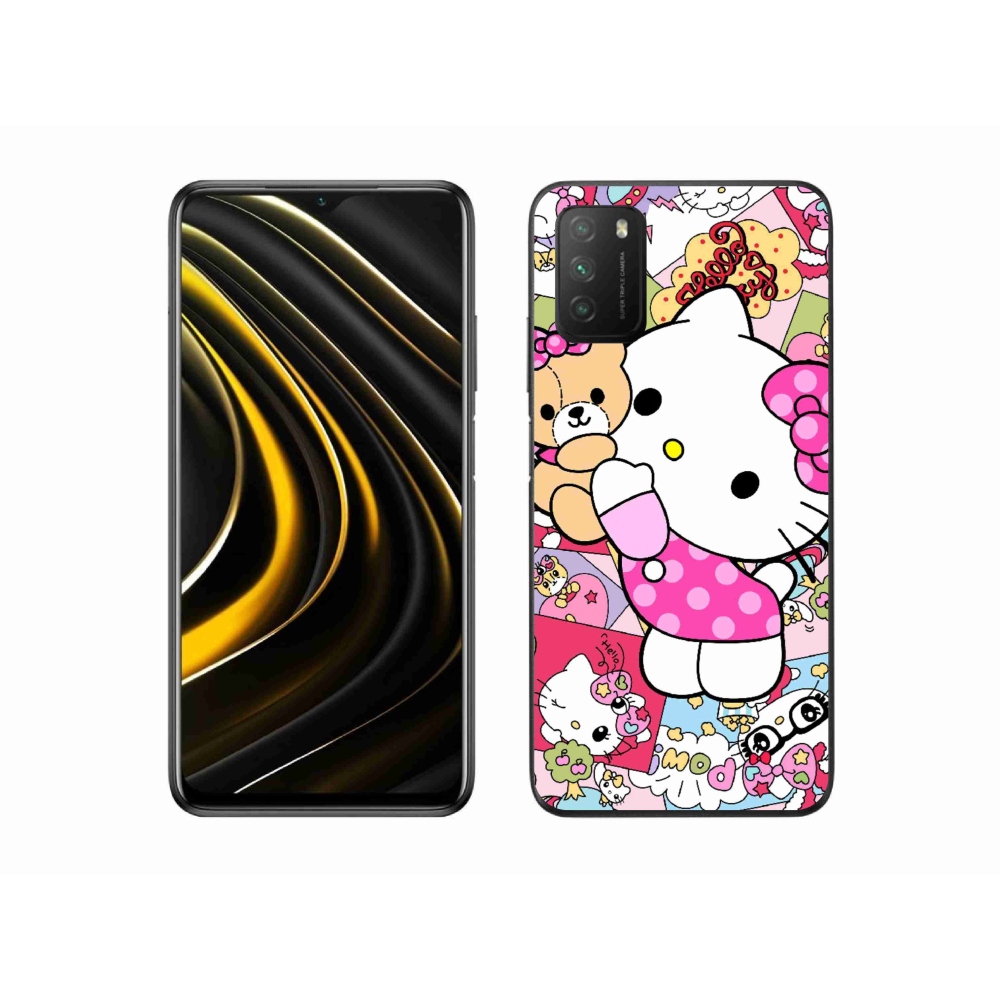 Gélový kryt mmCase na Xiaomi Poco M3 - cute kitty