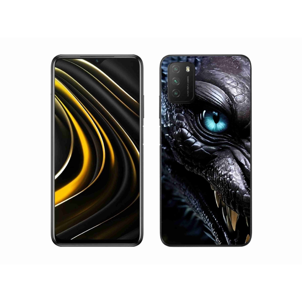 Gélový kryt mmCase na Xiaomi Poco M3 - dračí pohľad