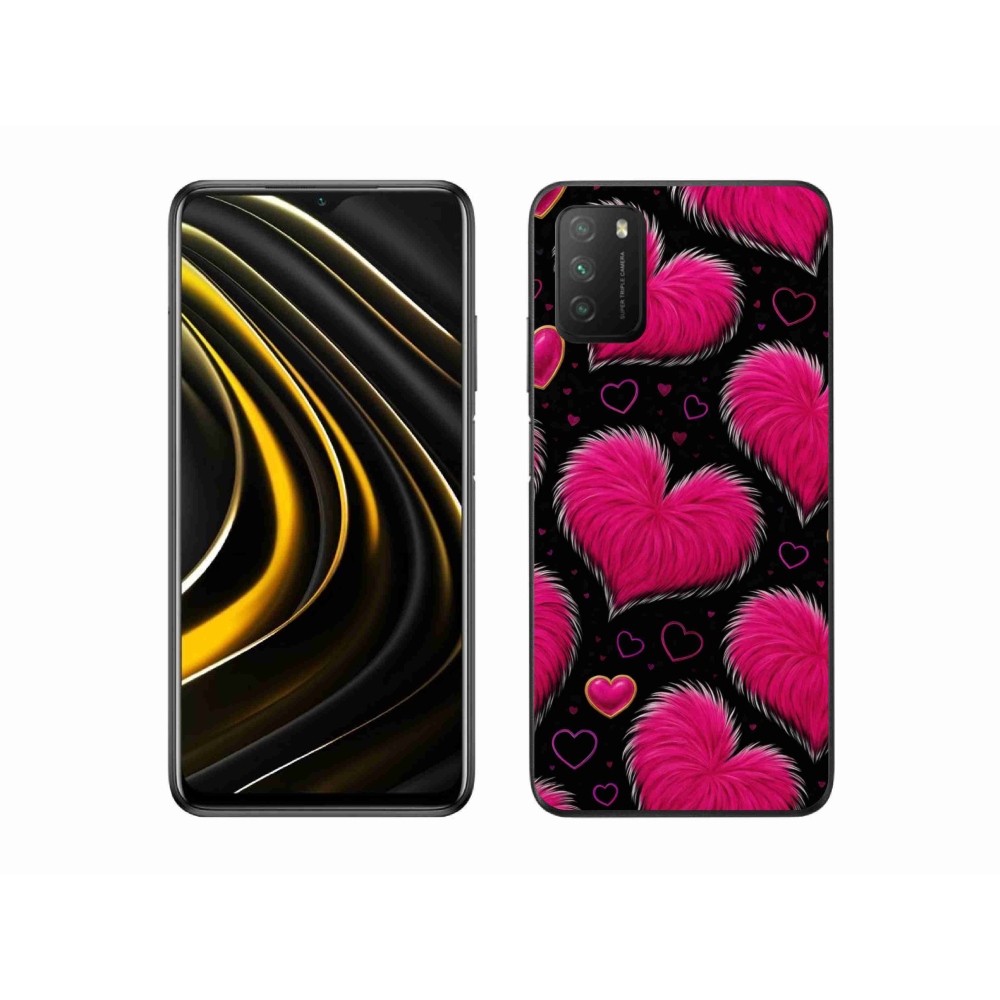 Gélový kryt mmCase na Xiaomi Poco M3 - hebké srdce