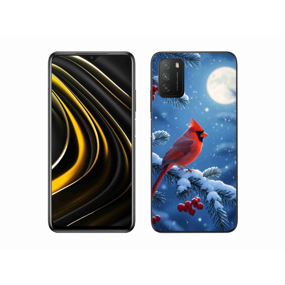 Gélový kryt mmCase na Xiaomi Poco M3 - kardinál červený