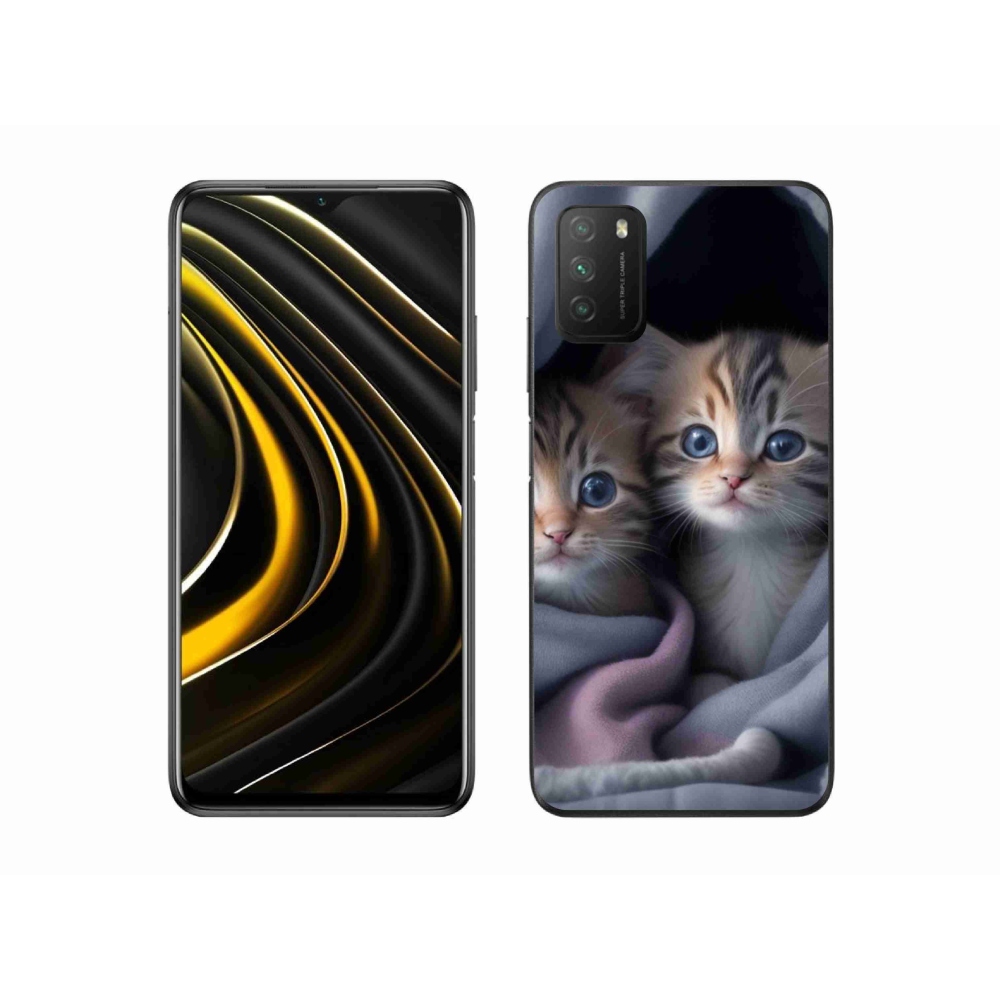 Gélový kryt mmCase na Xiaomi Poco M3 - mačacie duo 2