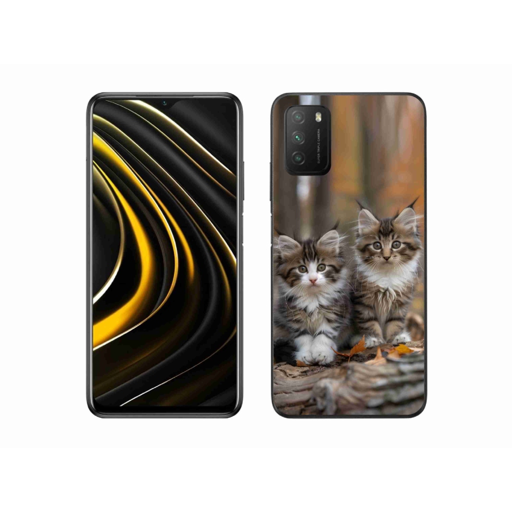 Gélový kryt mmCase na Xiaomi Poco M3 - mačacie duo 3