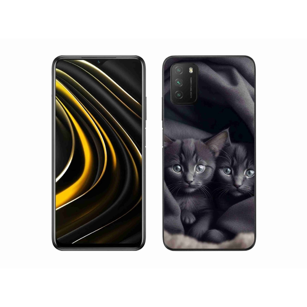 Gélový kryt mmCase na Xiaomi Poco M3 - mačacie duo