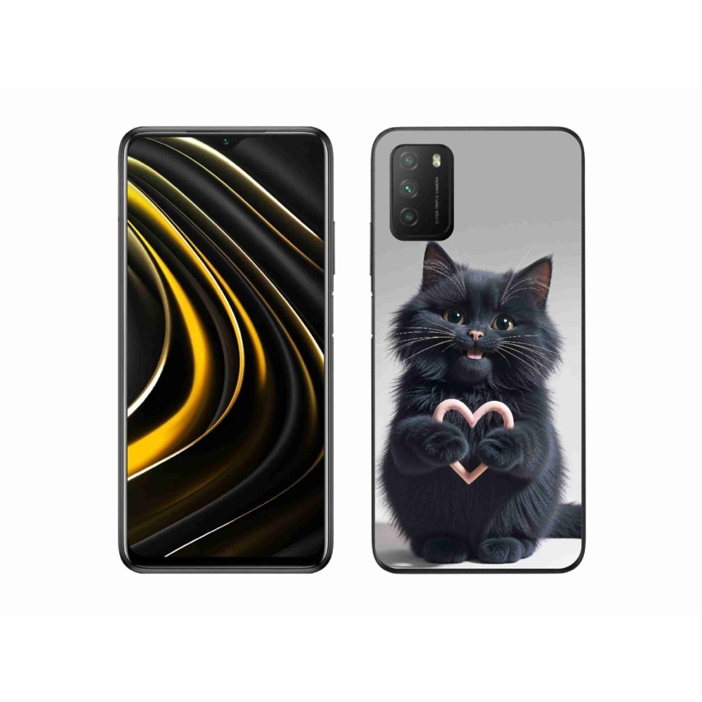 Gélový kryt mmCase na Xiaomi Poco M3 - mačacia láska 3