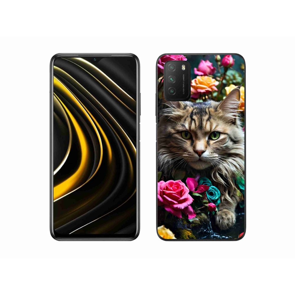 Gélový kryt mmCase na Xiaomi Poco M3 - mačacie pohľad 2