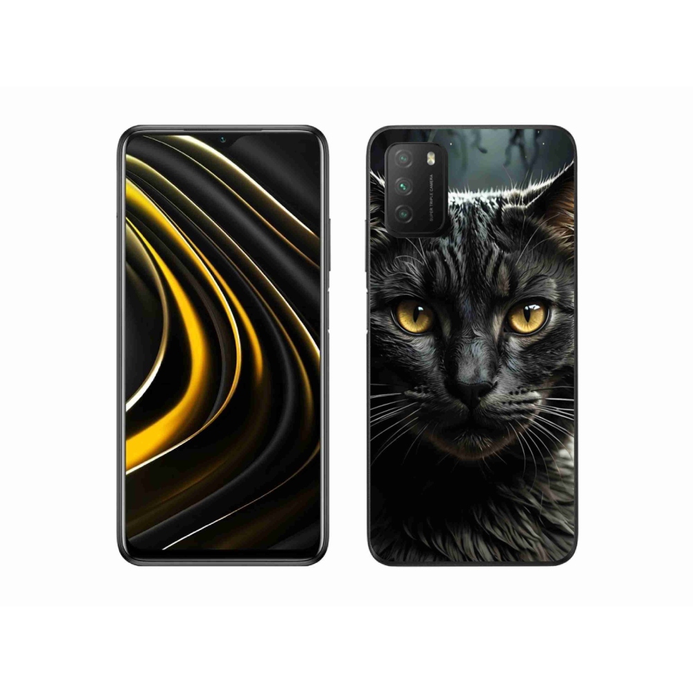 Gélový kryt mmCase na Xiaomi Poco M3 - mačacie pohľad 3