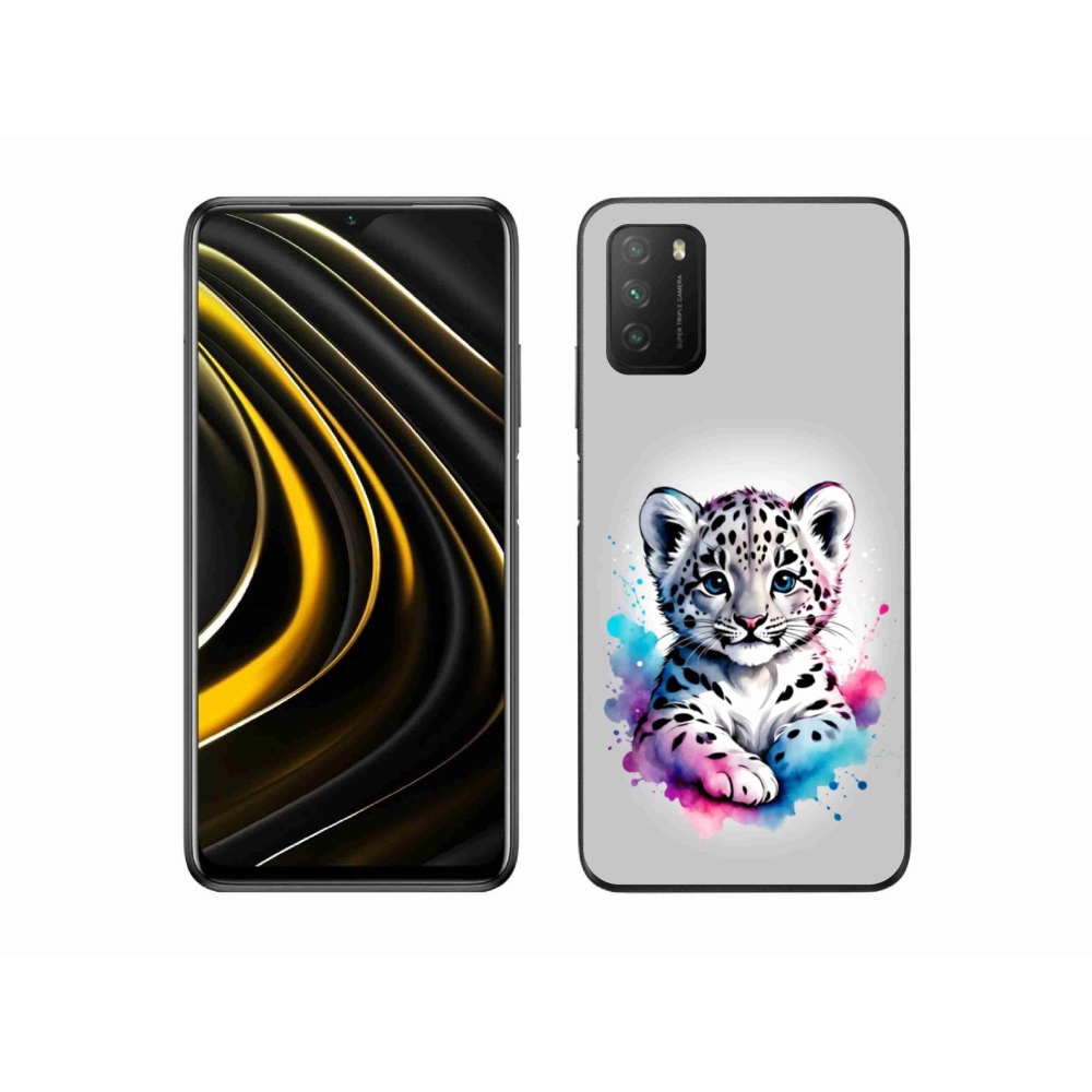 Gélový kryt mmCase na Xiaomi Poco M3 - leopardej mláďa