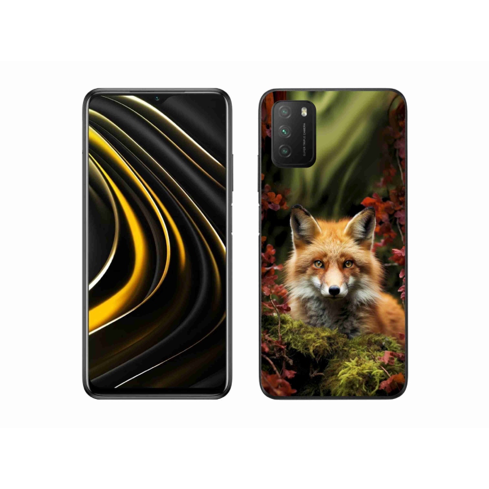 Gélový kryt mmCase na Xiaomi Poco M3 - líška v lese