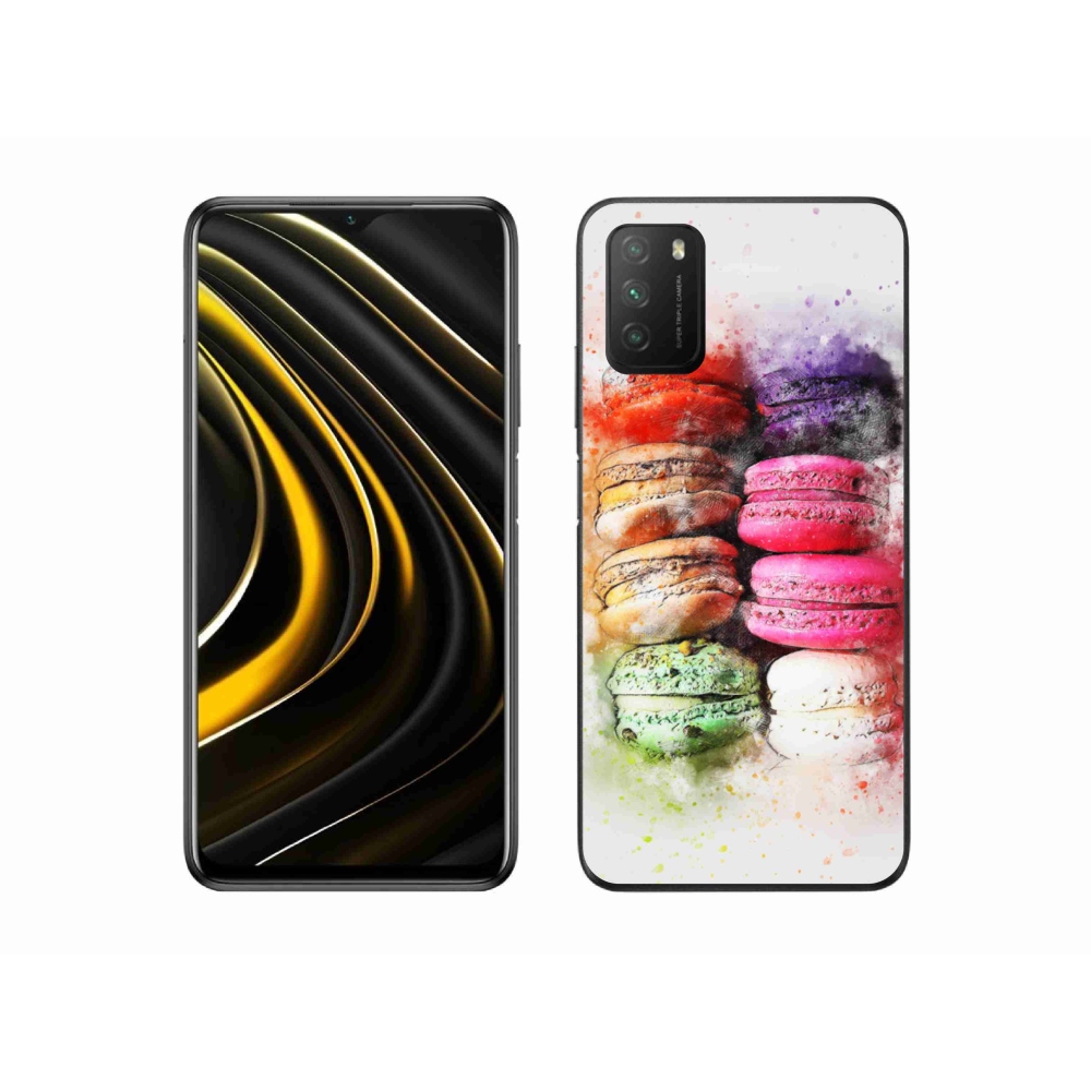 Gélový kryt mmCase na Xiaomi Poco M3 - makrónky