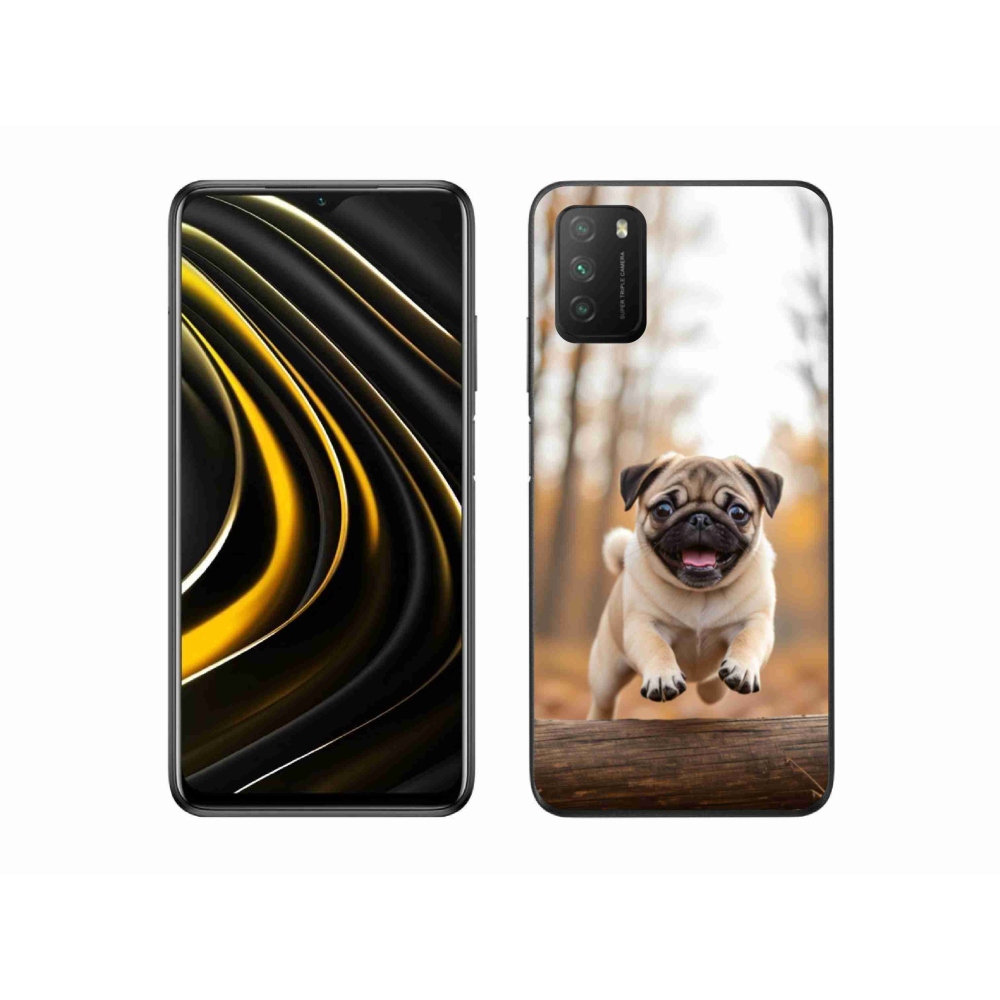 Gélový kryt mmCase na Xiaomi Poco M3 - mops 2