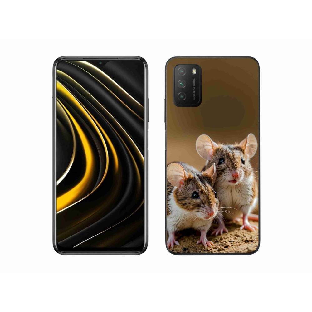 Gélový kryt mmCase na Xiaomi Poco M3 - myší duo
