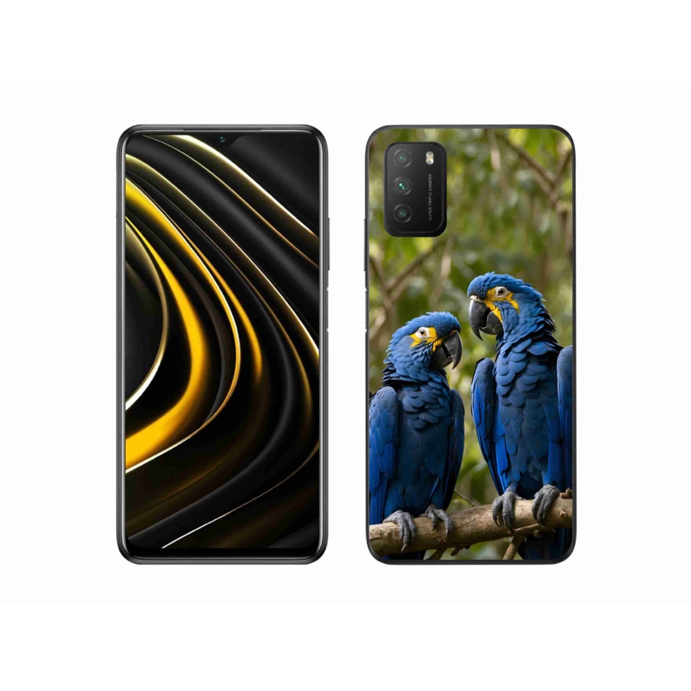 Gélový kryt mmCase na Xiaomi Poco M3 - papagájové duo