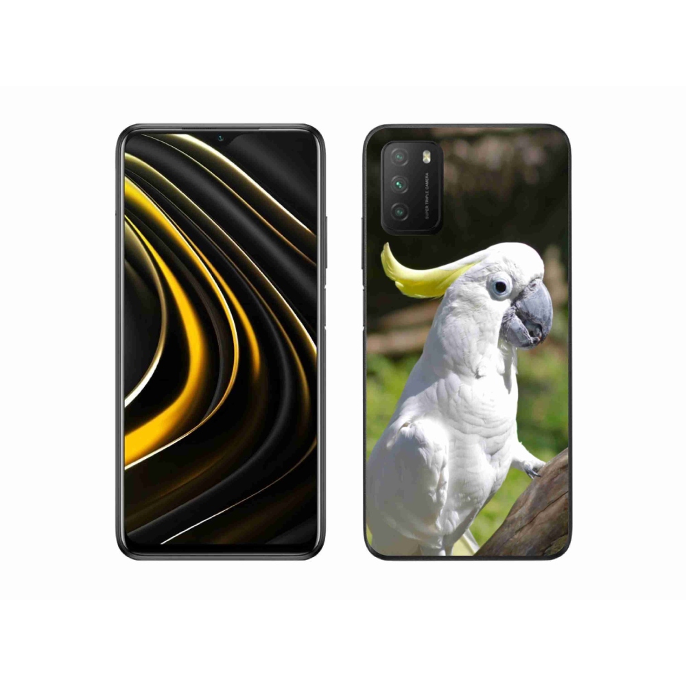 Gélový kryt mmCase na Xiaomi Poco M3 - papagáj kakadu 2