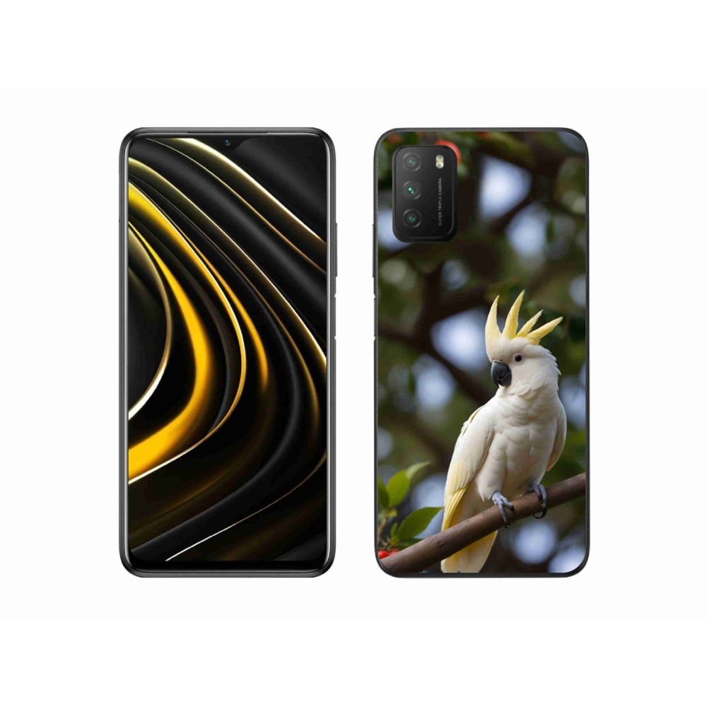 Gélový kryt mmCase na Xiaomi Poco M3 - papagáj kakadu 3