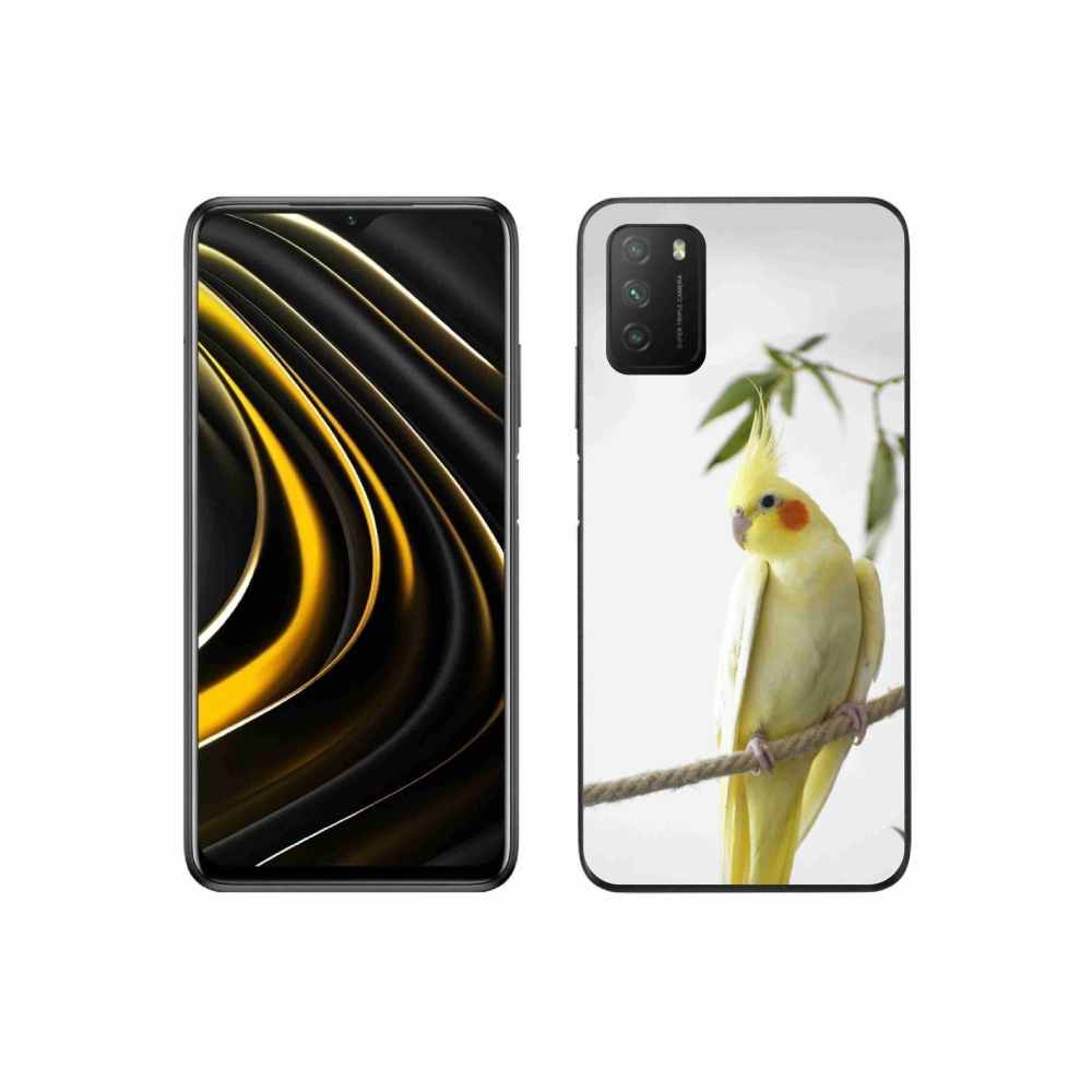 Gélový kryt mmCase na Xiaomi Poco M3 - papagáj korela chocholatá