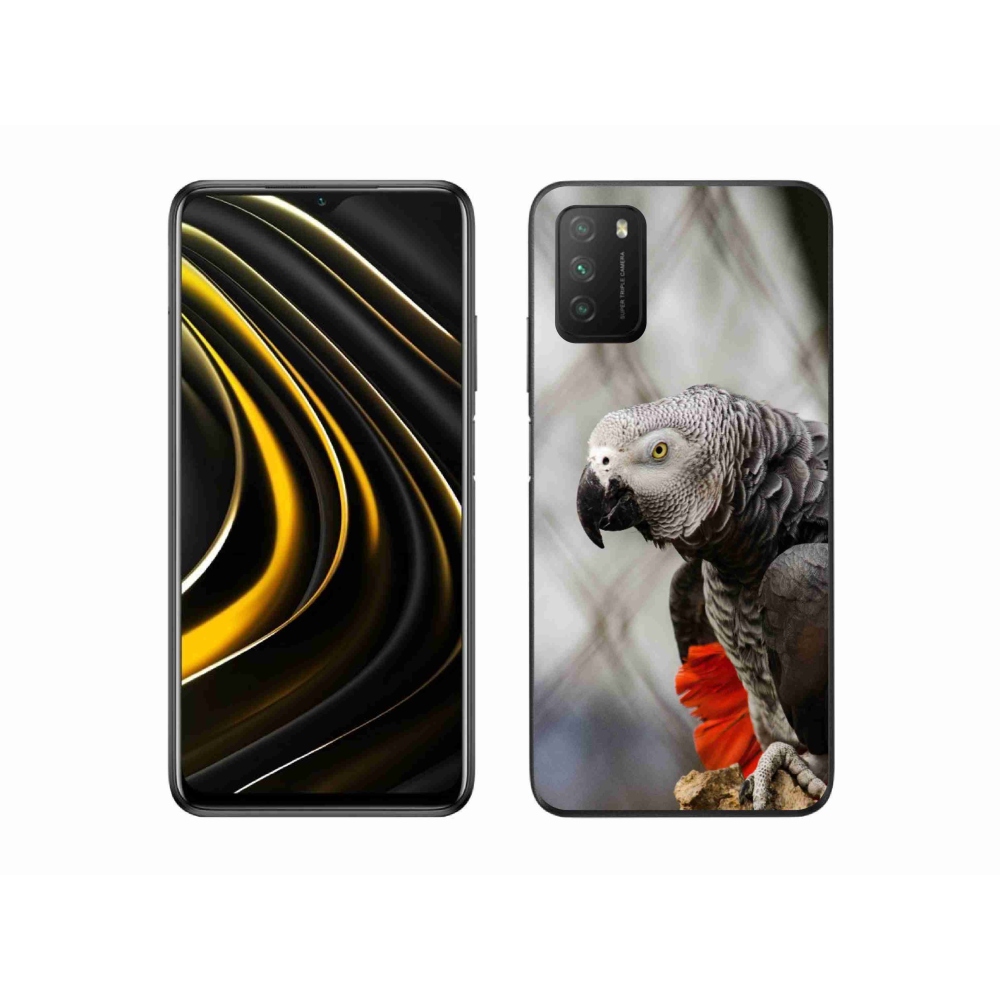 Gélový kryt mmCase na Xiaomi Poco M3 - papagáj žako 3