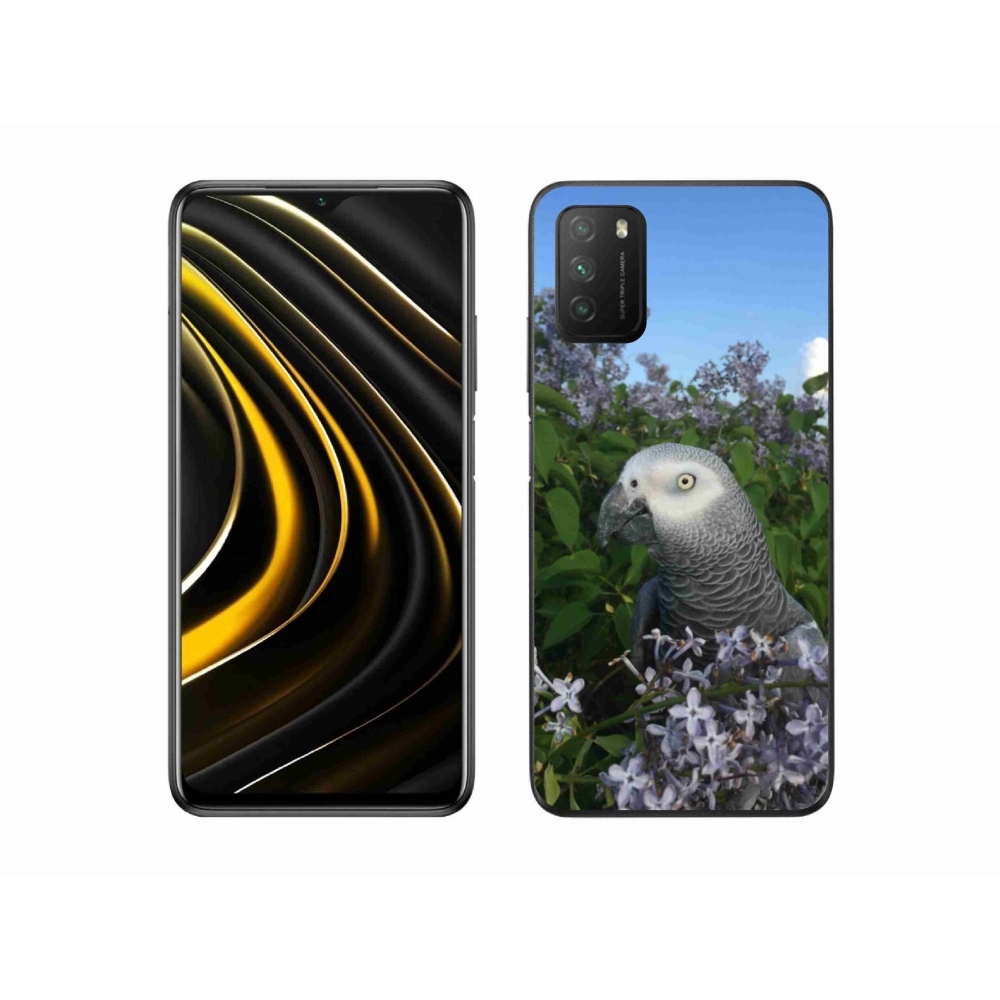 Gélový kryt mmCase na Xiaomi Poco M3 - papagáj žako