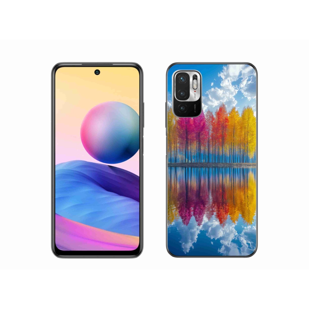 Gélový kryt mmCase na Xiaomi Poco M3 Pro/5G - farebné stromy