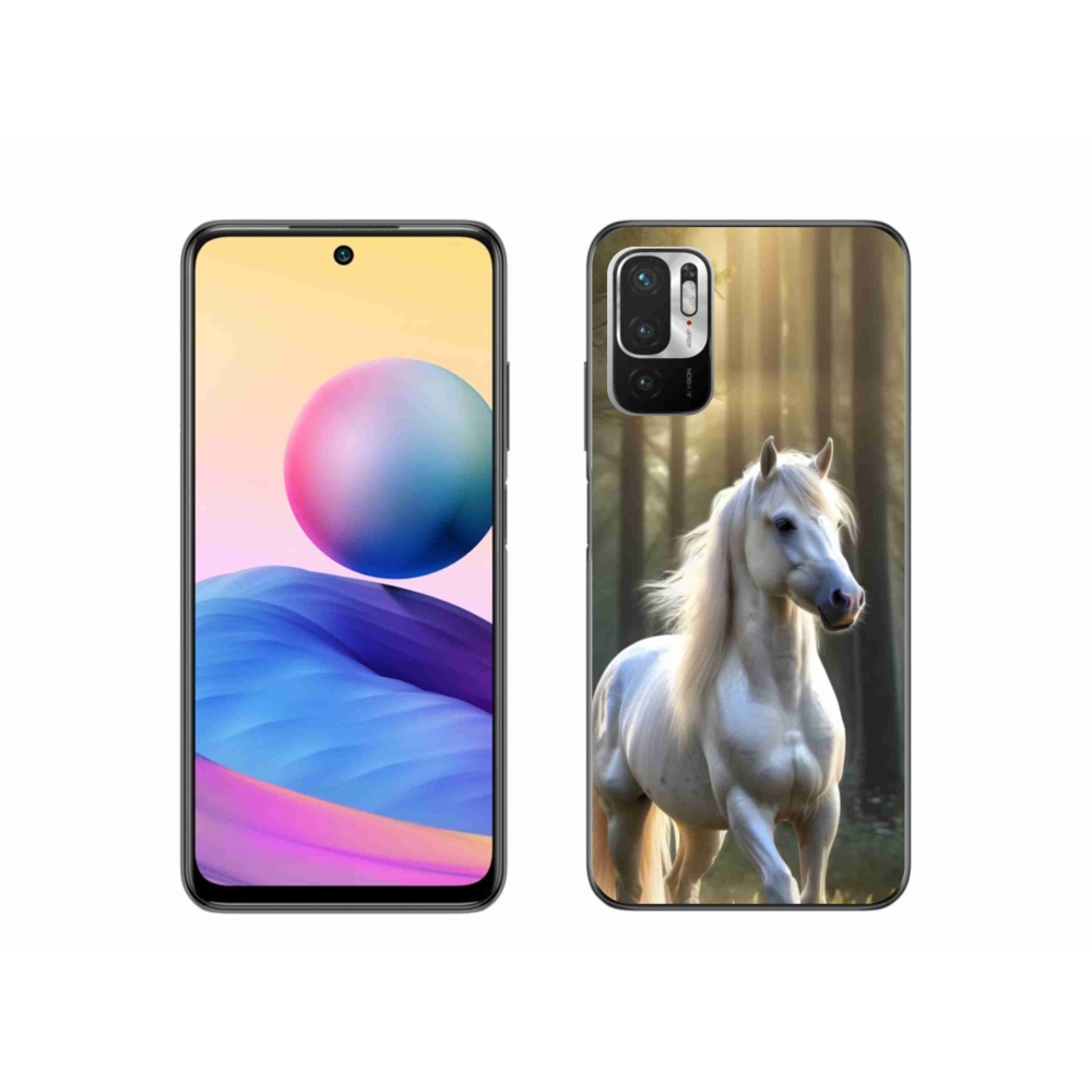 Gélový kryt mmCase na Xiaomi Poco M3 Pro/5G - biely kôň 3