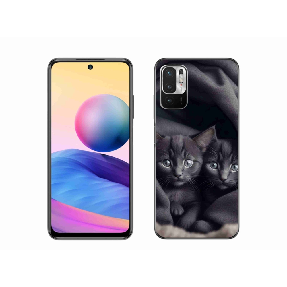 Gélový kryt mmCase na Xiaomi Poco M3 Pro/5G - mačacie duo