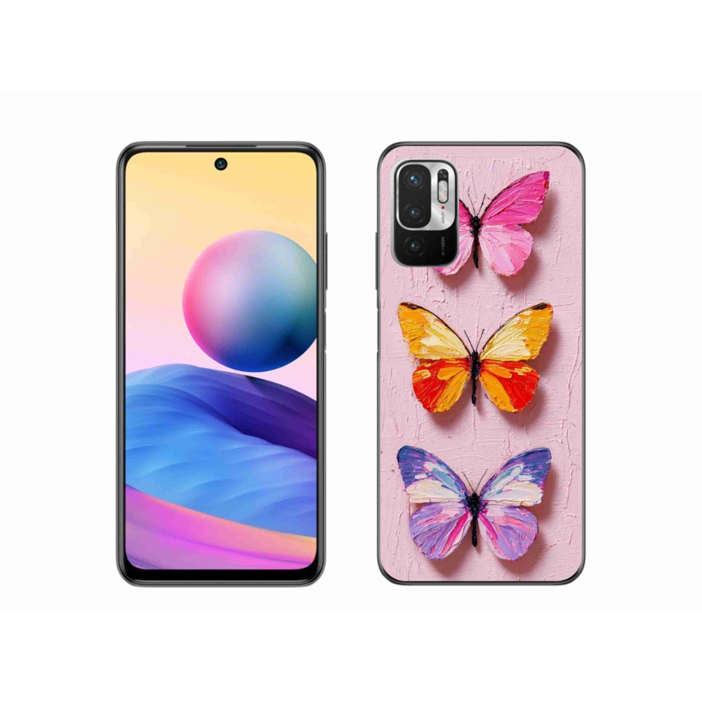 Gélový kryt mmCase na Xiaomi Poco M3 Pro/5G - motýlia trojica