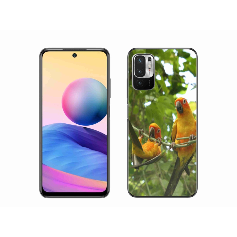 Gélový kryt mmCase na Xiaomi Poco M3 Pro/5G - papagáje aratingy