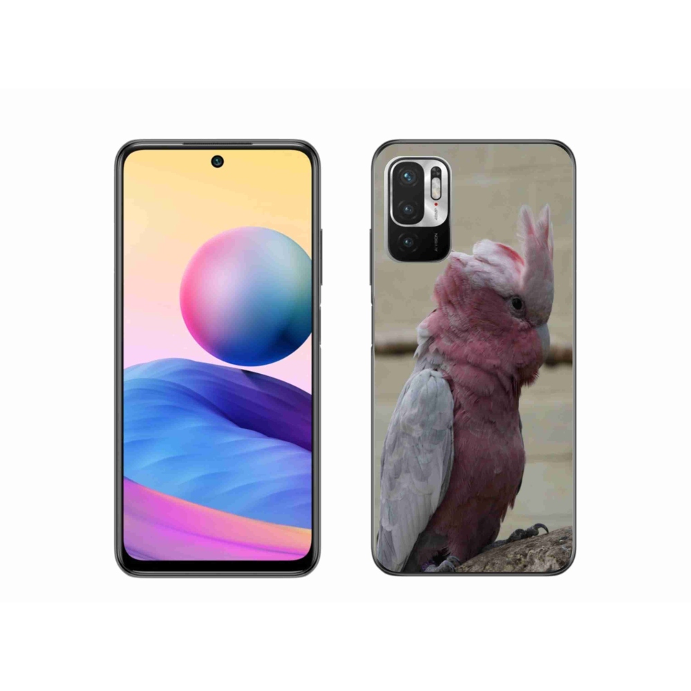 Gélový kryt mmCase na Xiaomi Poco M3 Pro/5G - papagáj kakadu ružový