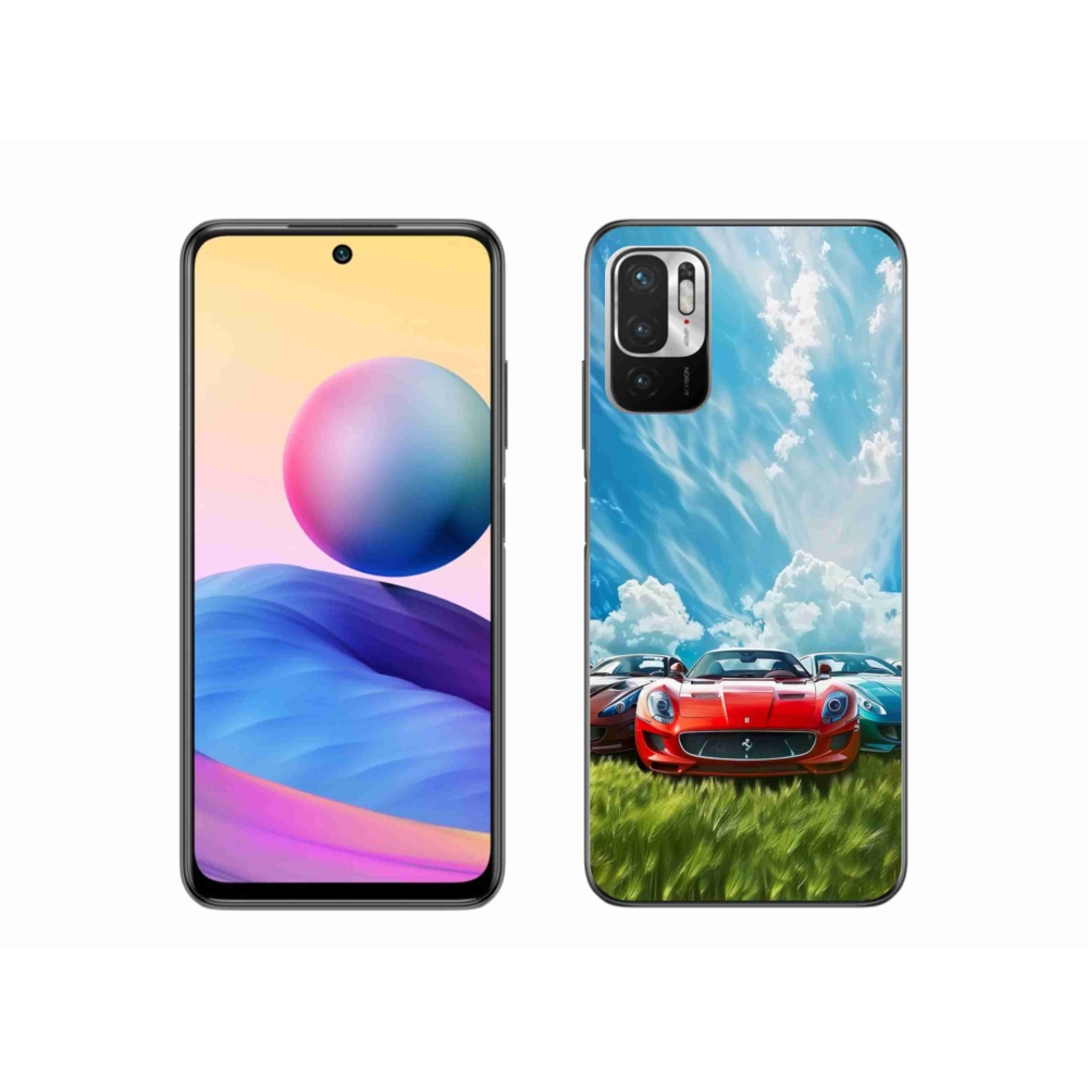 Gélový kryt mmCase na Xiaomi Poco M3 Pro/5G - športové vozidlá