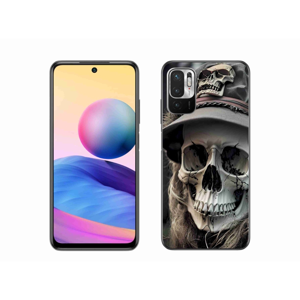 Gélový kryt mmCase na Xiaomi Poco M3 Pro/5G - temná lebka