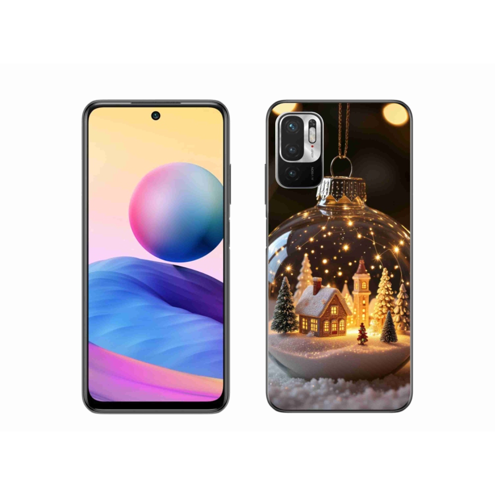 Gélový kryt mmCase na Xiaomi Poco M3 Pro/5G - vianočné gule 3