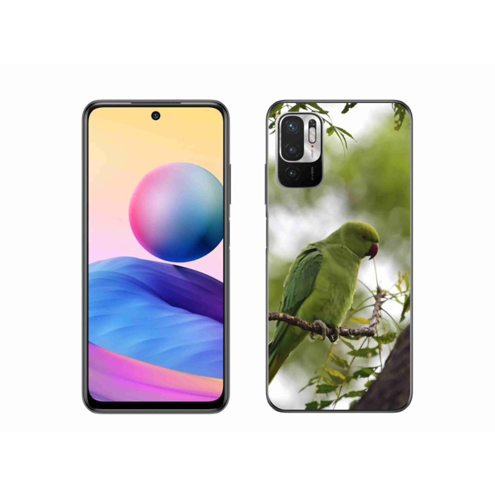 Gélový kryt mmCase na Xiaomi Poco M3 Pro/5G - zelený papagáj