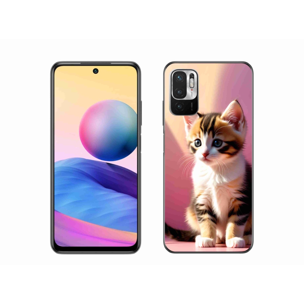 Gélový kryt mmCase na Xiaomi Poco M3 Pro/5G - zvedavé mačiatko 2