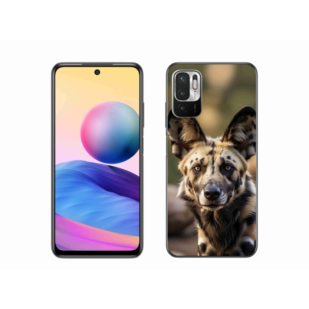 Gélový kryt mmCase na Xiaomi Poco M3 Pro - africký divoký pes