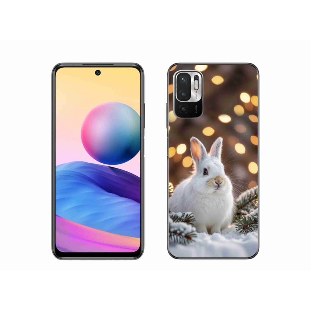 Gélový kryt mmCase na Xiaomi Poco M3 Pro - biely zajac
