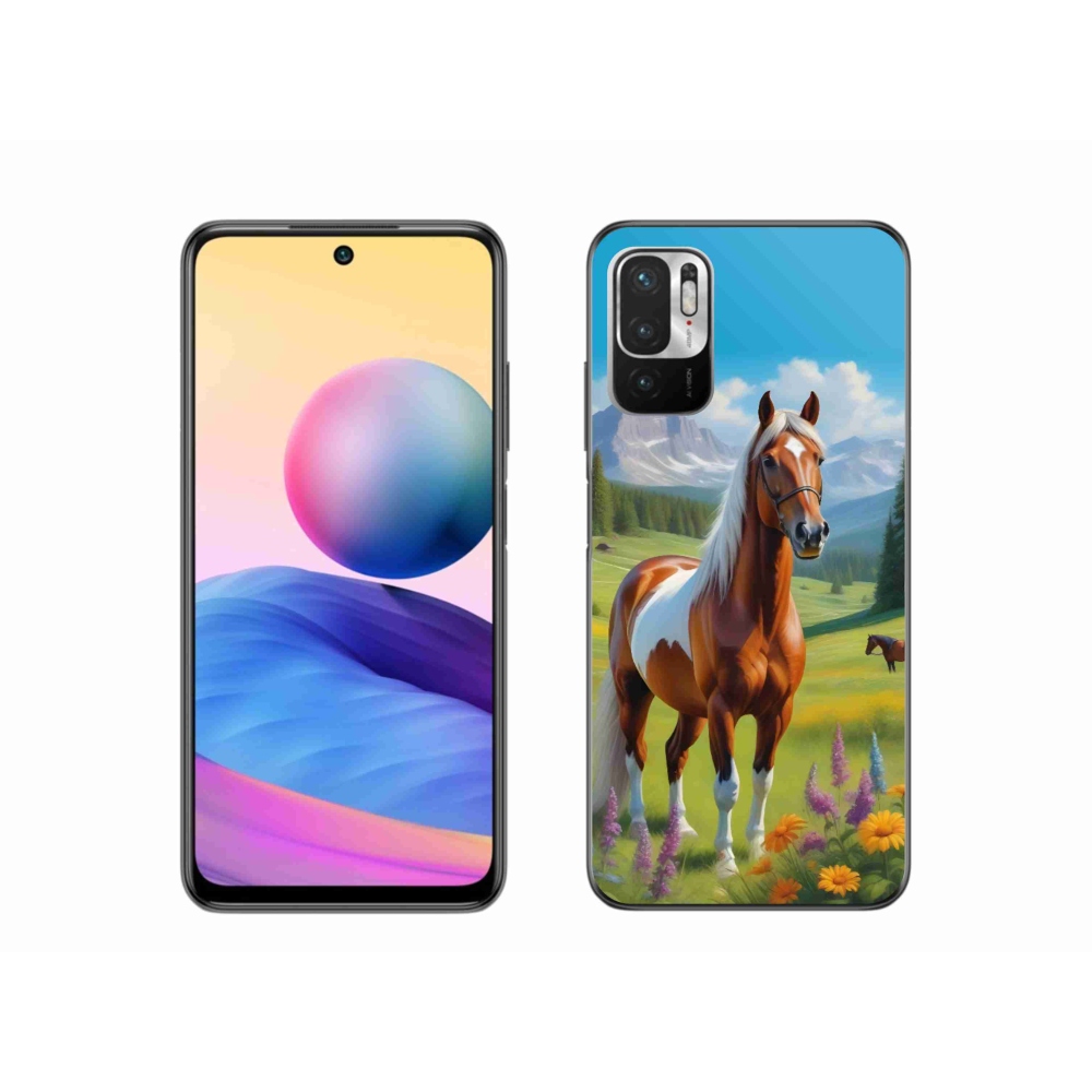 Gélový kryt mmCase na Xiaomi Poco M3 Pro - kôň na lúke