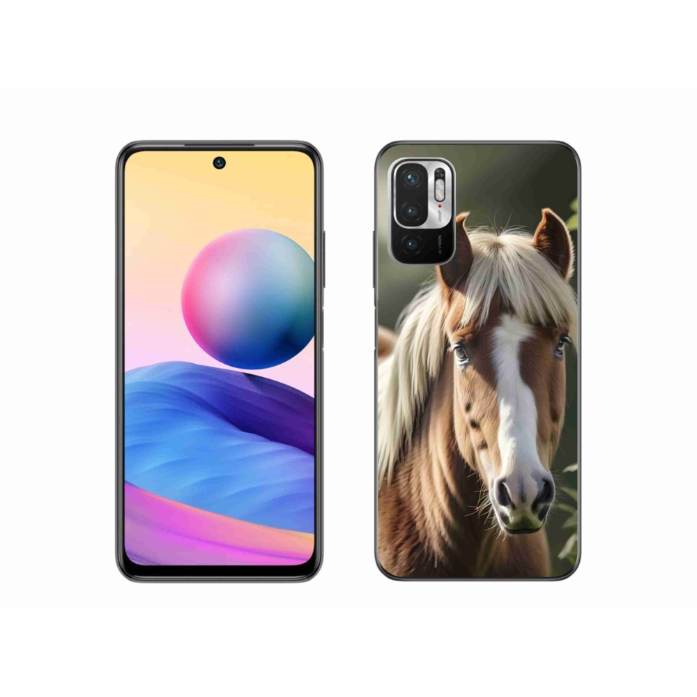 Gélový kryt mmCase na Xiaomi Poco M3 Pro - kôň so svetlou hrivou