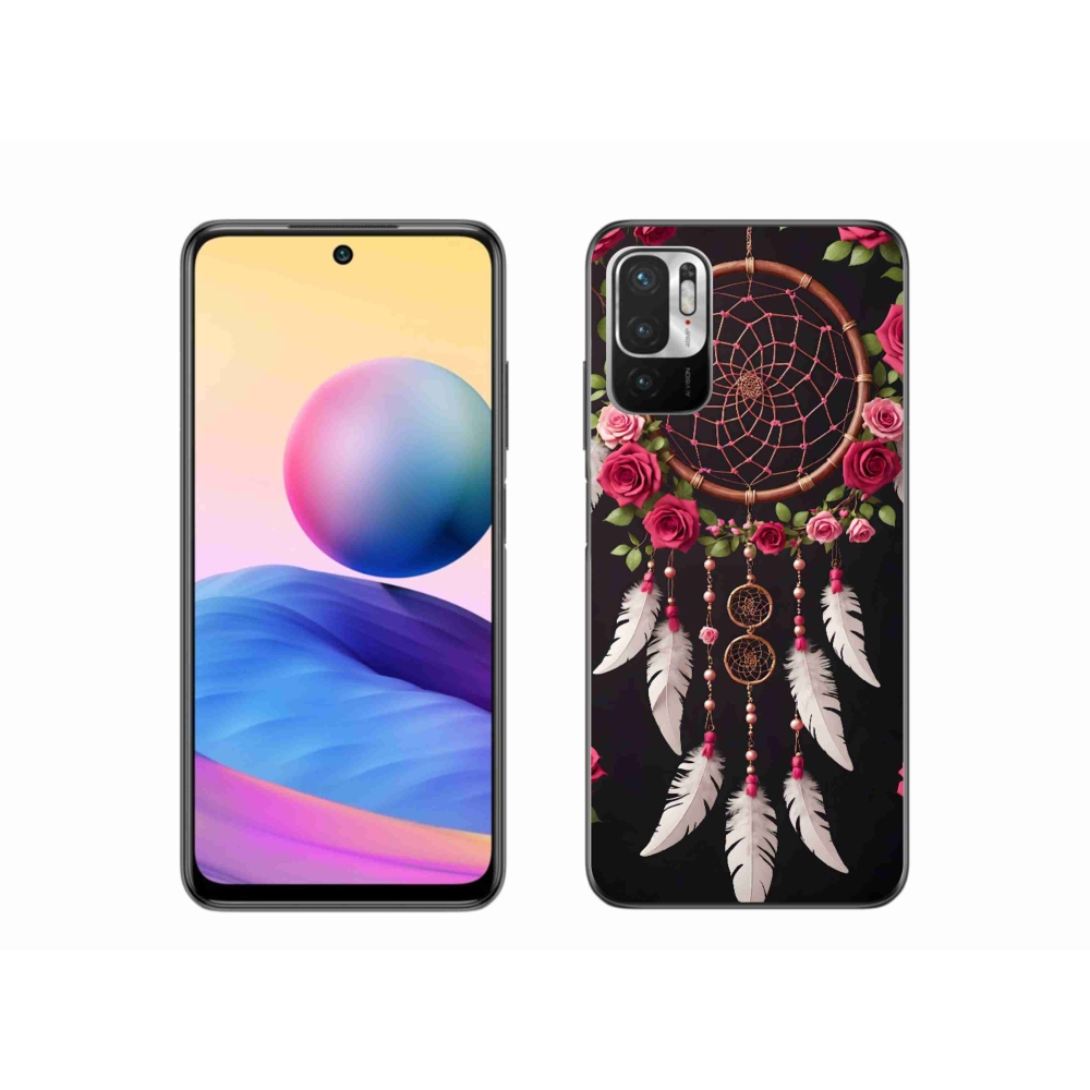Gélový kryt mmCase na Xiaomi Poco M3 Pro - lapač snov s ružami
